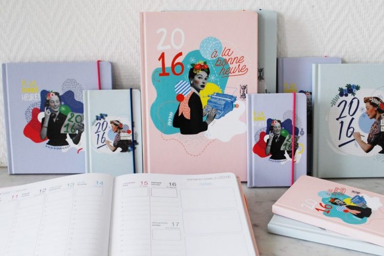 collection d'agendas oberthur illustrés