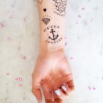 tatouages éphémères morue forever