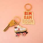 lot de 2 porte-clés en émail originaux et drôles