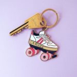 porte-clé humoristique illustration roller années 90
