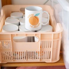 rangement mug en céramique garde la pêche
